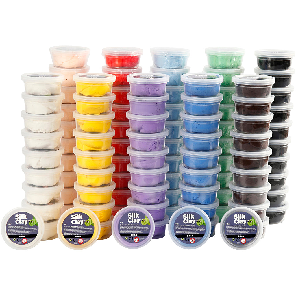 Silk clay ®, diverse kleuren, 10 doosje 1 doos