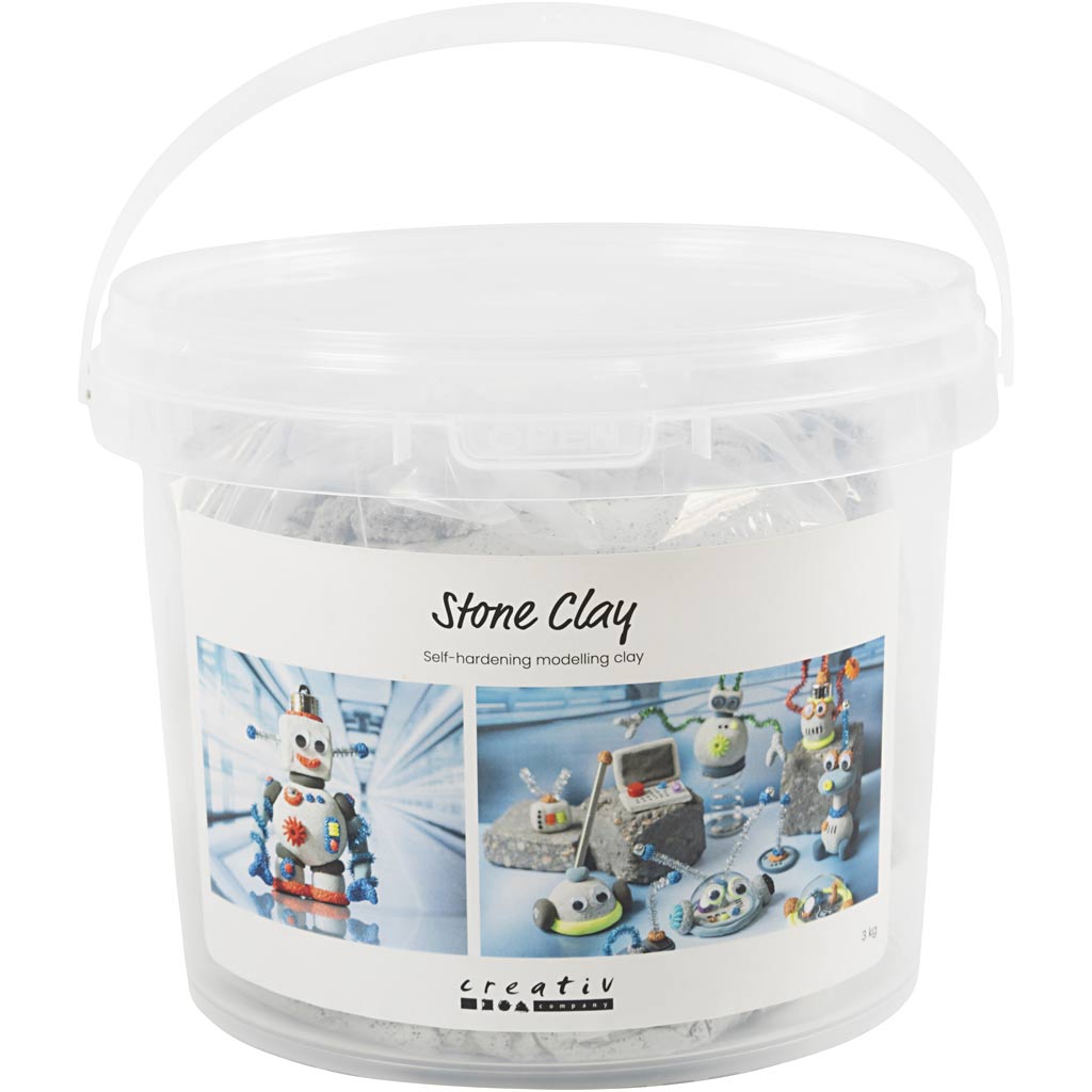 Creativ company stone clay, 3 kg 1 doos