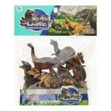 Dinosaurus luxe speelset, 6st.