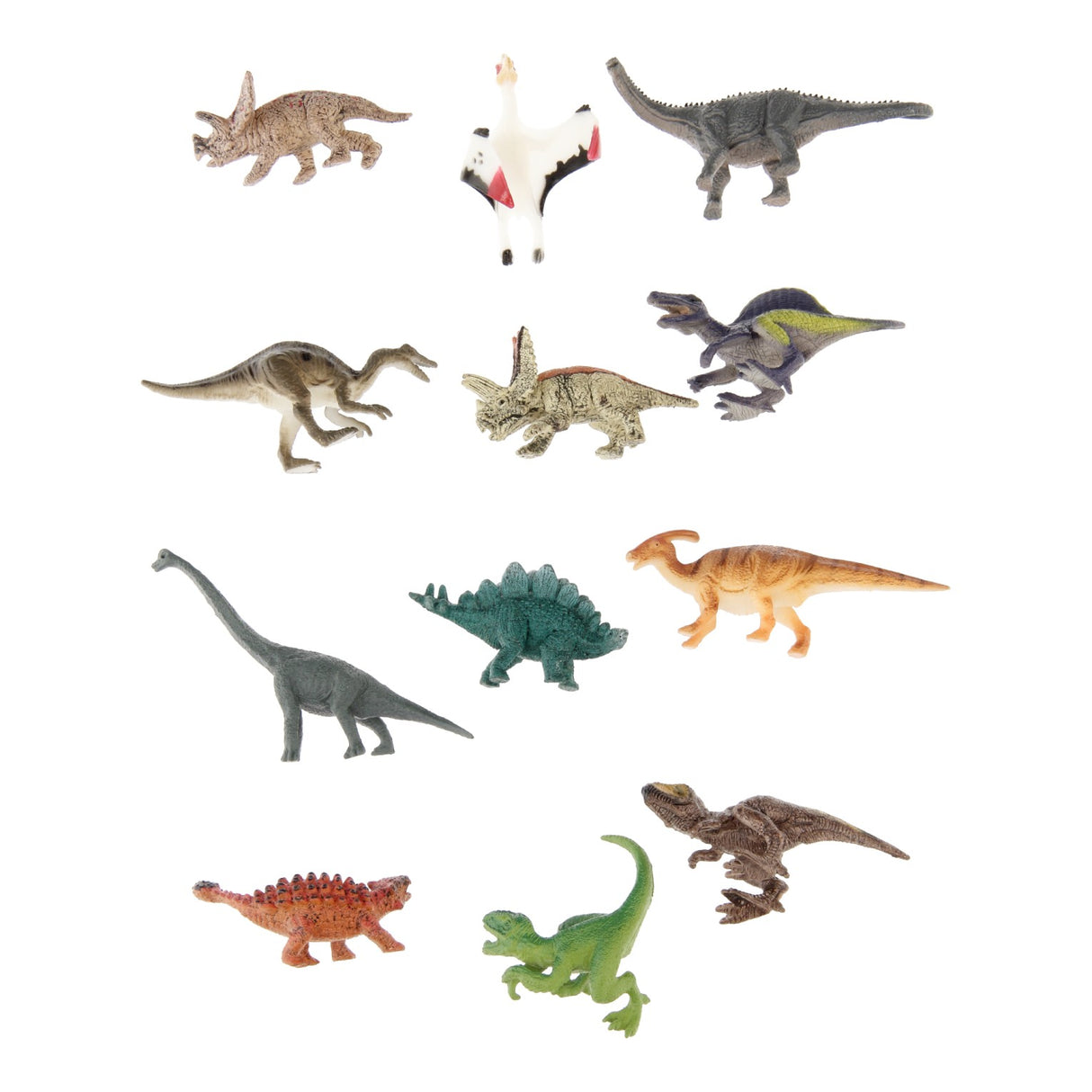 Dinosaurus luxe speelset, 12st.