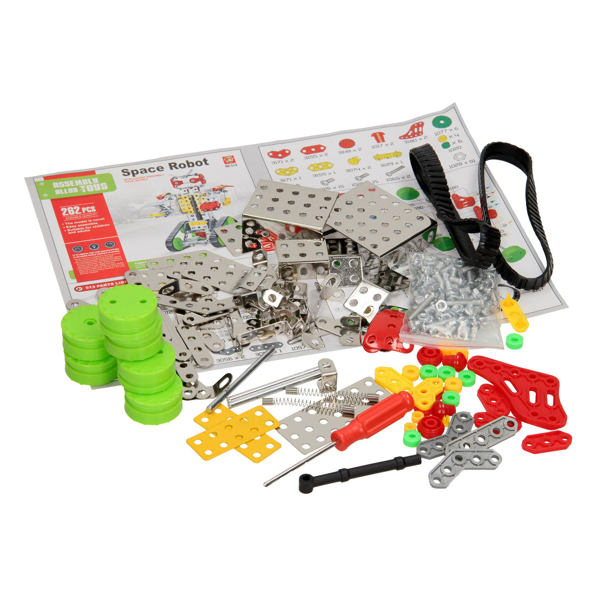 Constructieset metaal robot, 262dlg.