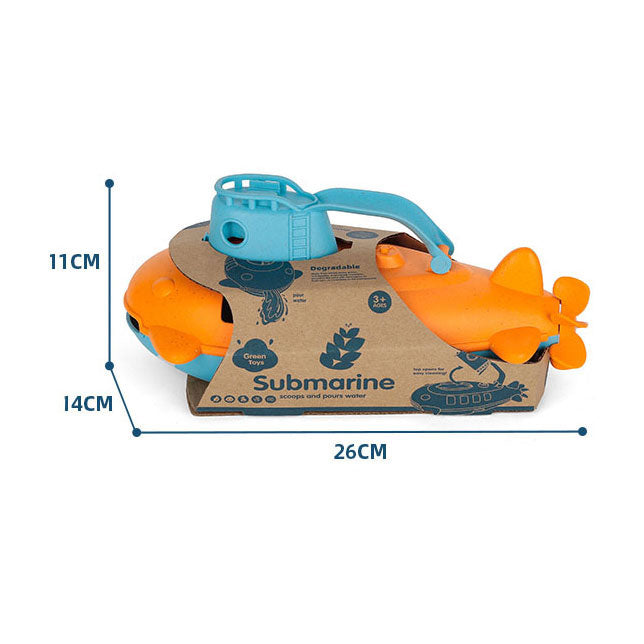 Bio plastic onderzeeboot