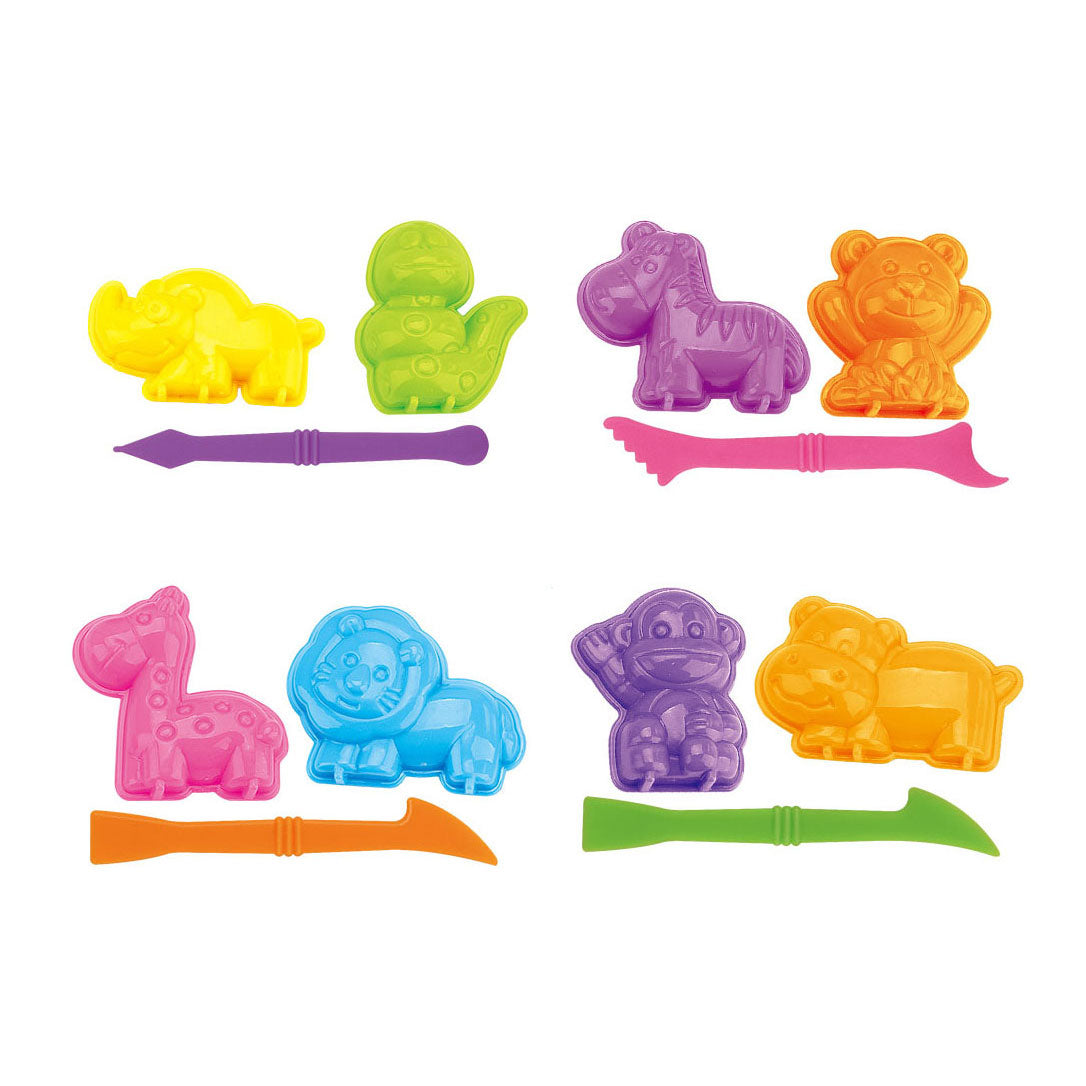 Kleiset met 4 dierenvormen en 2 tools