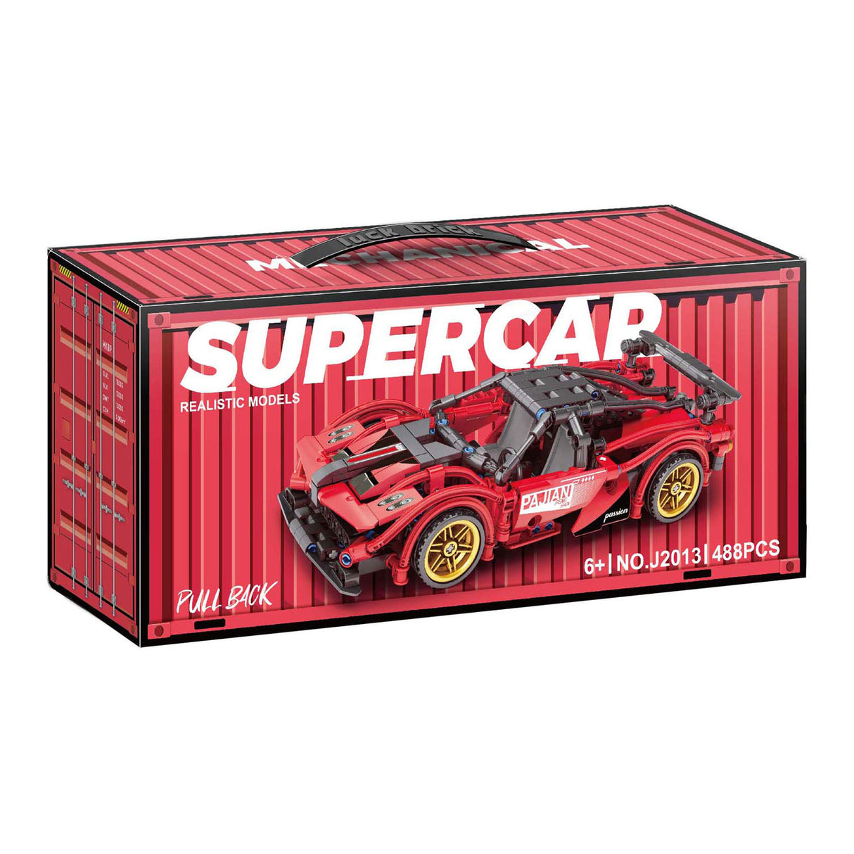 Bouwpakket pull back auto - 488dlg.