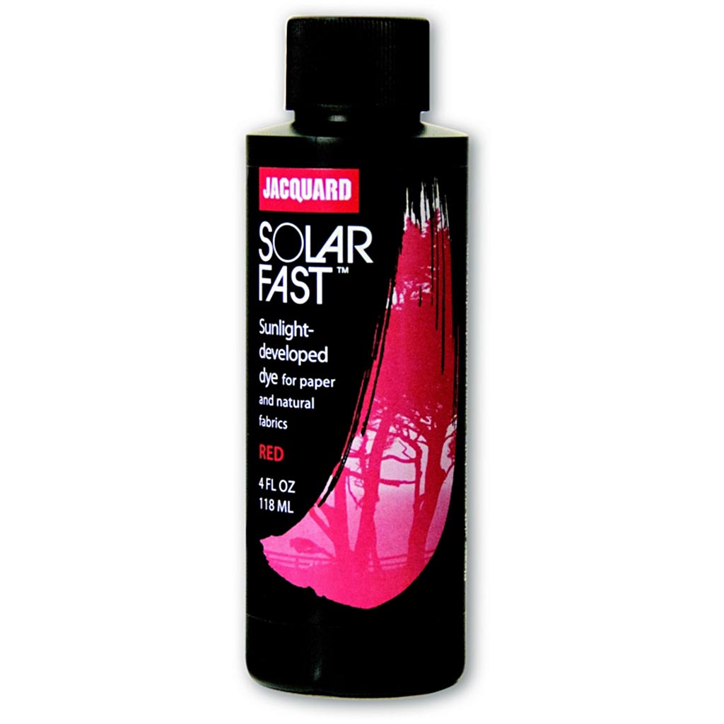 Jacquard solarfast - lichtgevoelige kleurstof, red (104), 118 ml 1 fles
