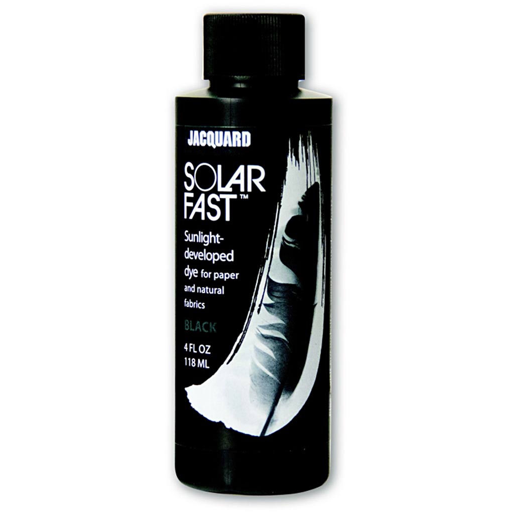 Jacquard solarfast - lichtgevoelige kleurstof, zwart (113), 118 ml 1 fles