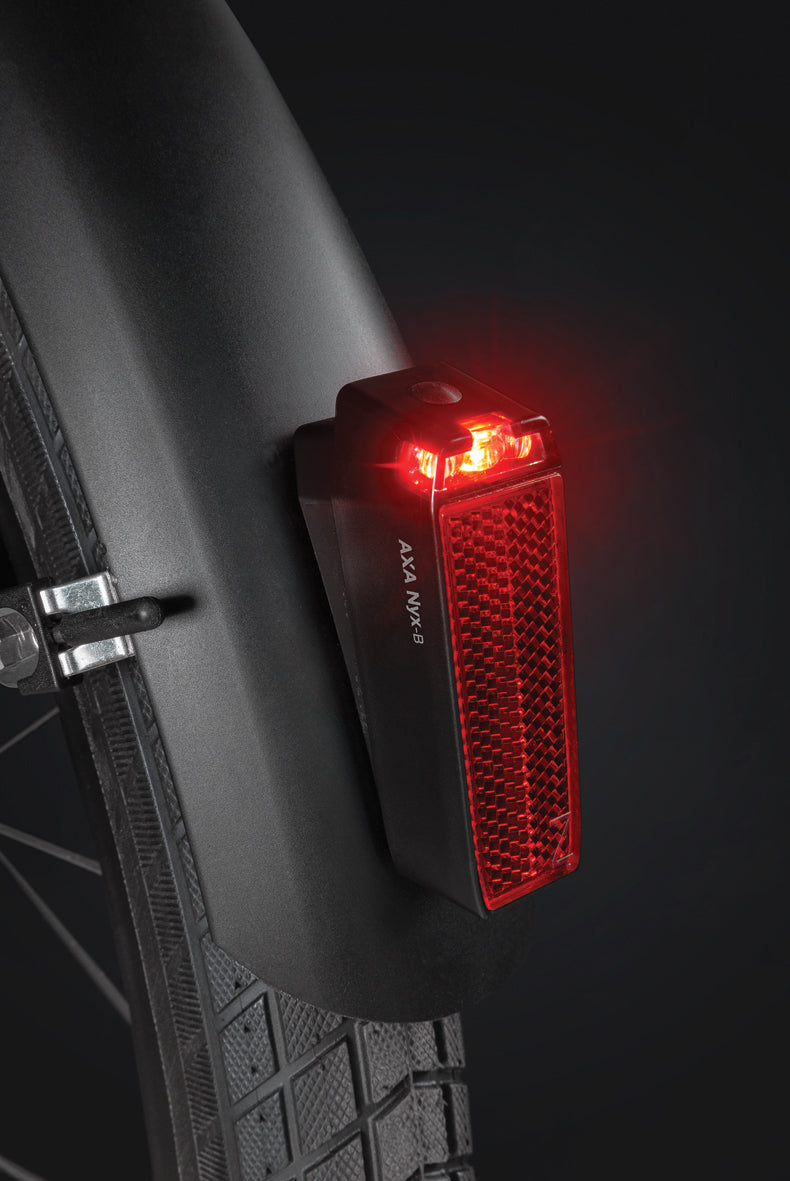 Spatbordachterlicht Axa NYX batterij