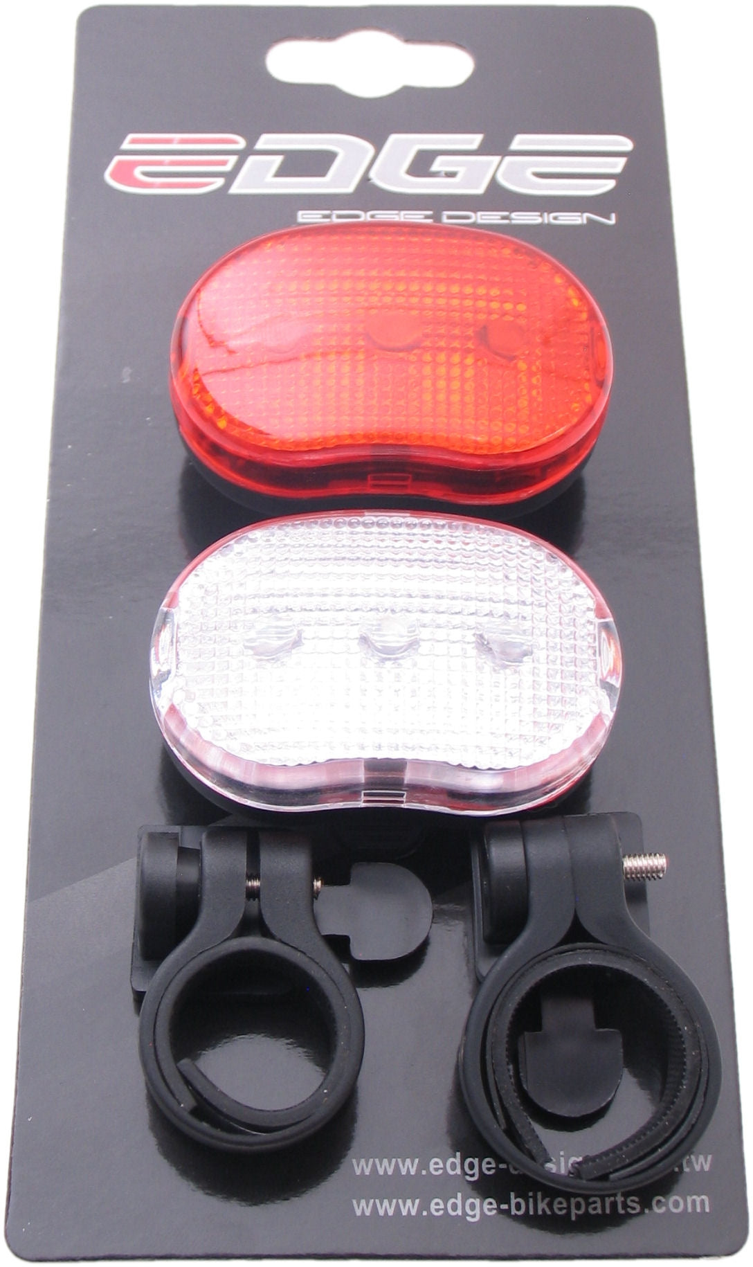 Edge Ledverlichtingset City 3 Led voor + achter inclusief batterijen