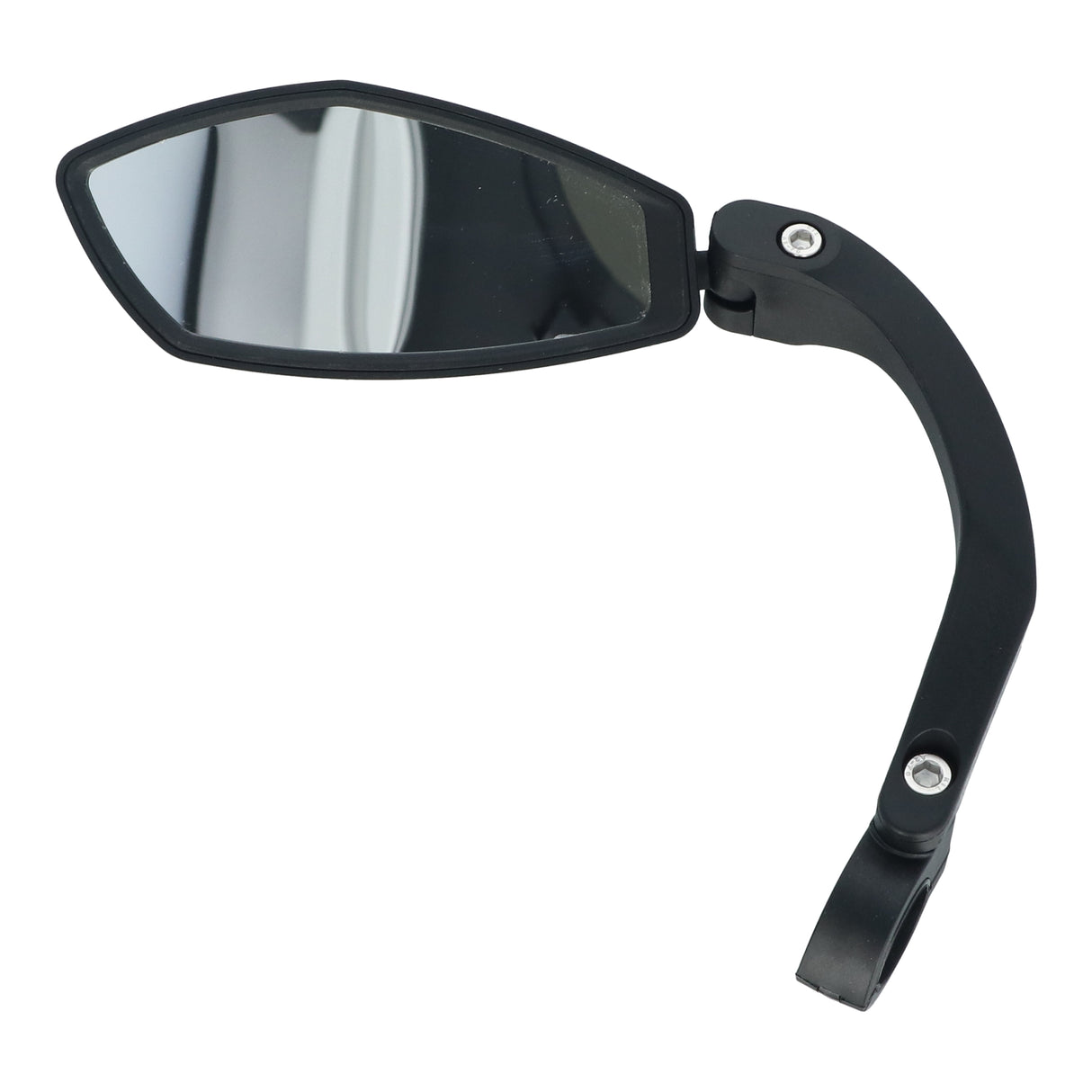 Edge spiegel e-bike links 360 graden verstelbaar 21-26 mm - zwart