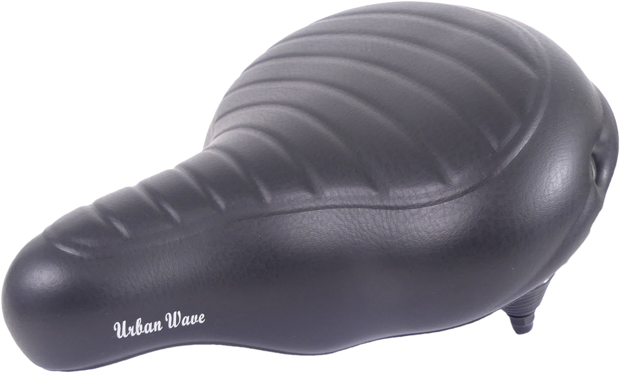 Edge fietszadel urban xl wave - zwart