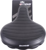 Edge fietszadel urban xl wave - zwart