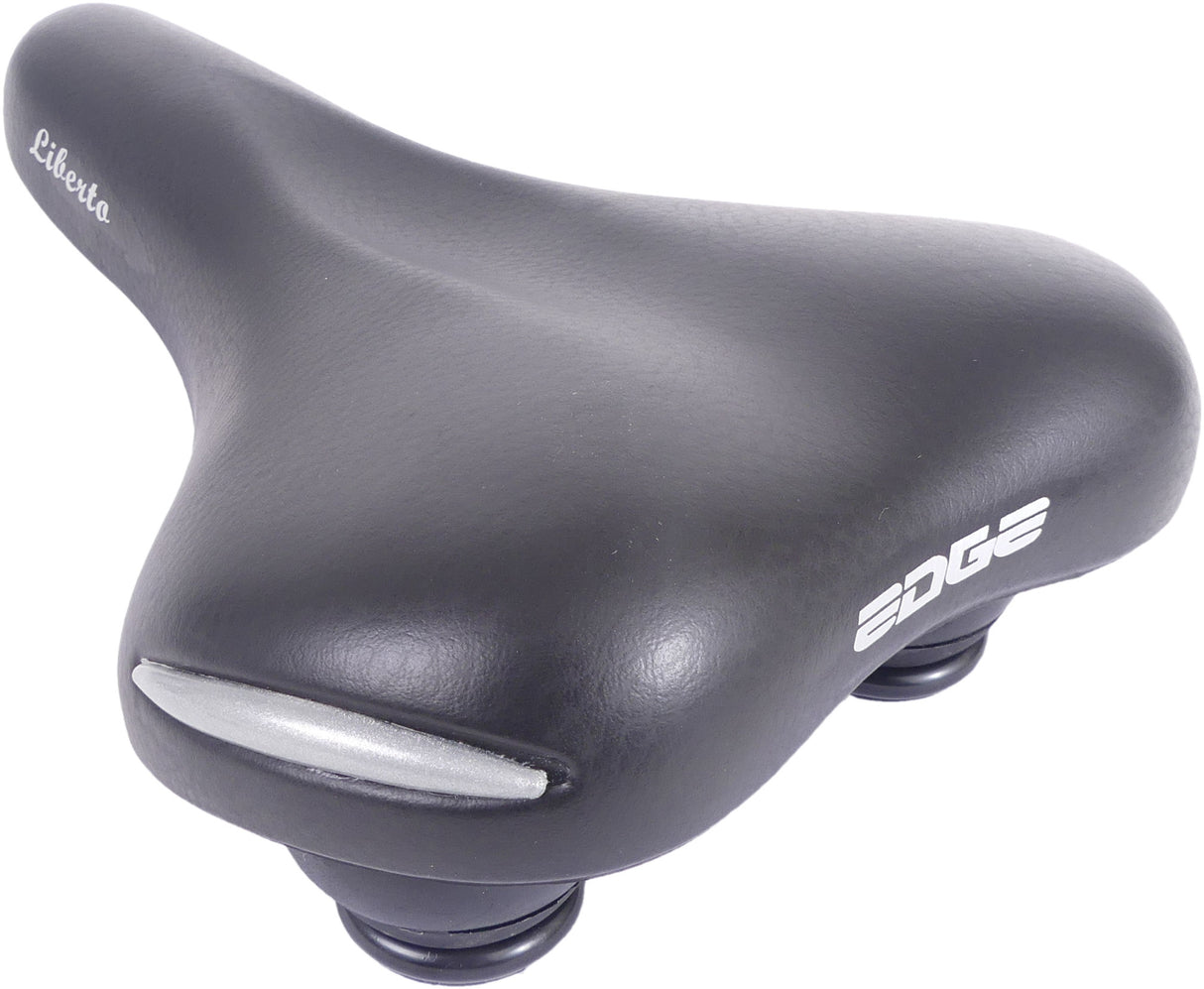 Edge Fietszadel Liberto zwart (werkplaatsverpakking)