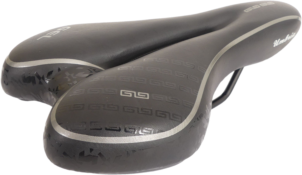 Fietszadel Edge Umbria Gel - zwart