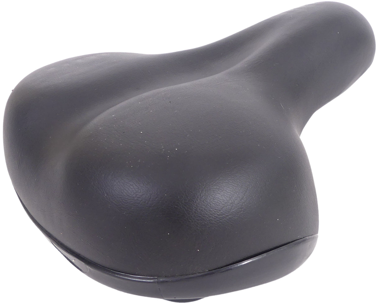 Edge fietszadel city soft incl. zadelstrop - zwart