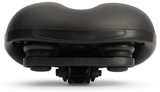 Edge fietszadel city soft incl. zadelstrop - zwart