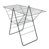 Metaltex rotterdam droogrek 25 m drooglijn 134x58x98 cm zwart