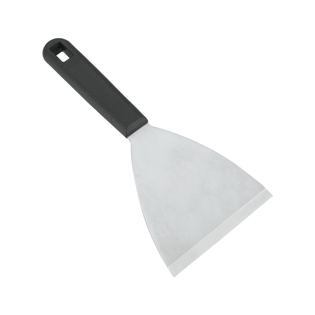 Metaltex plancha barbecue spatel 23.8x10 cm zwart rvs