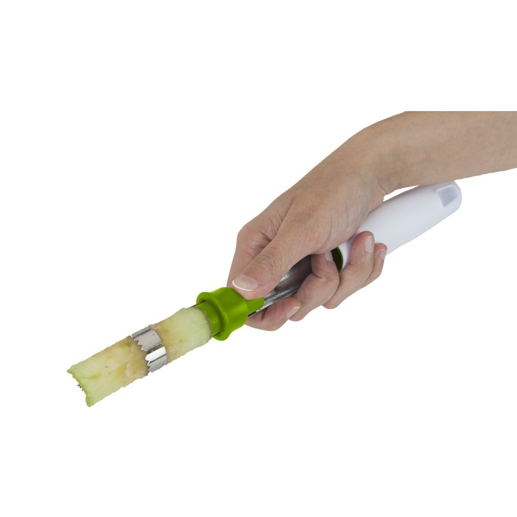 Metaltex mrs apple appelboor wit groen rvs
