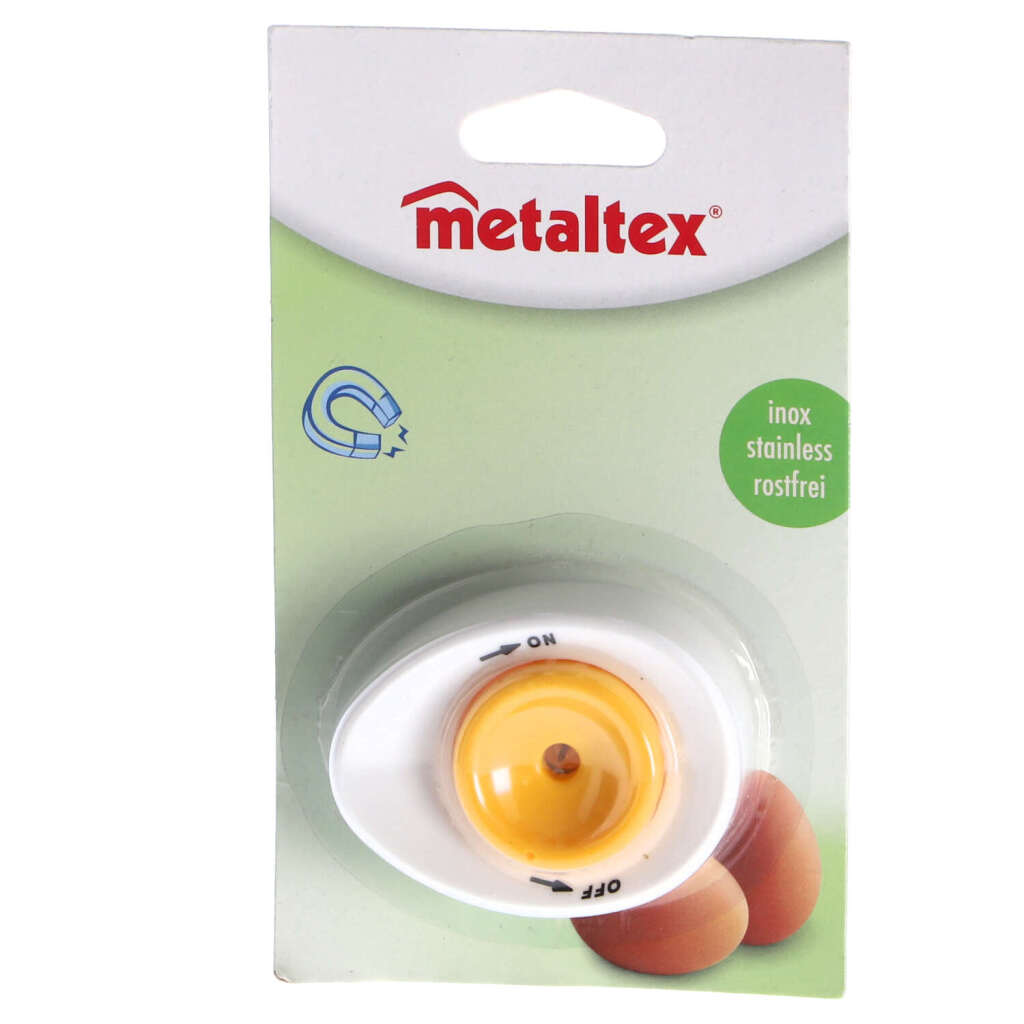 Metaltex eierprikker wit geel