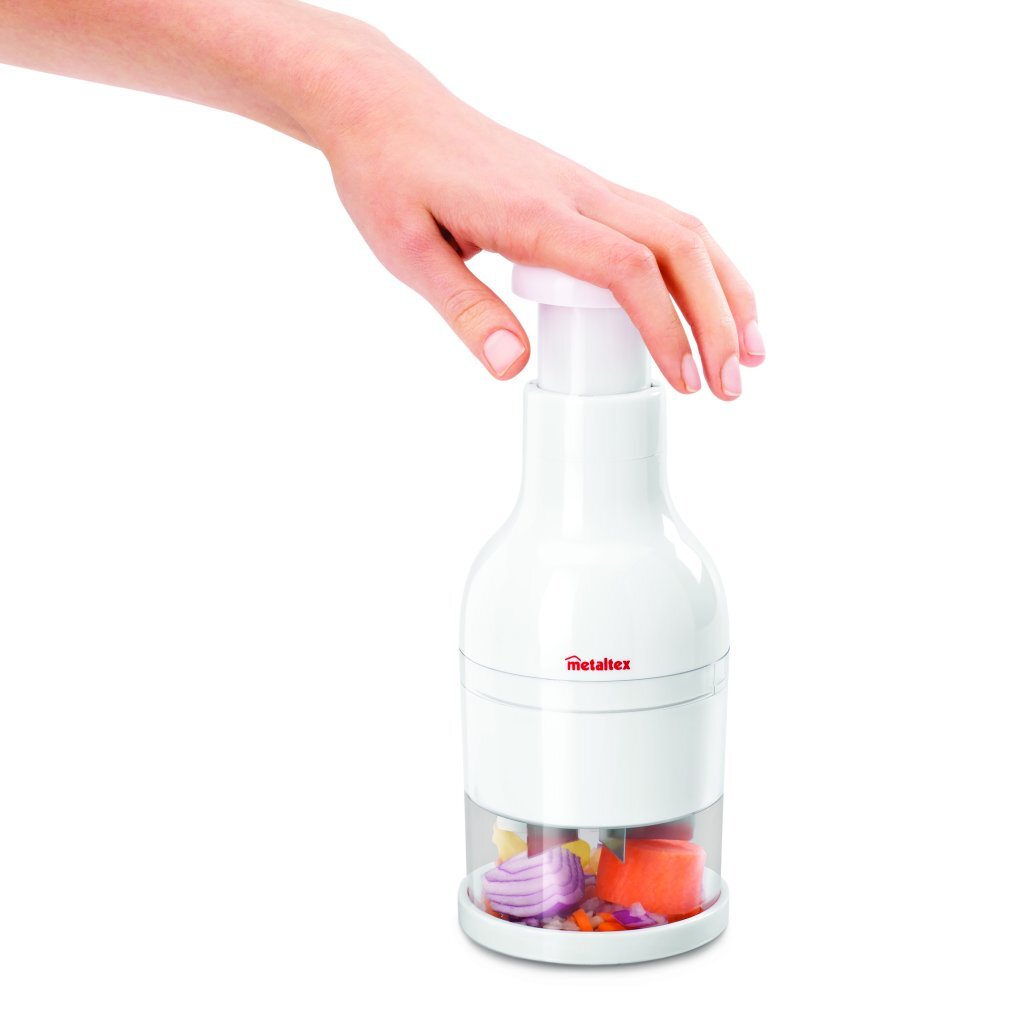 Metaltex kitchen helpers twist onion uiensnijder wit