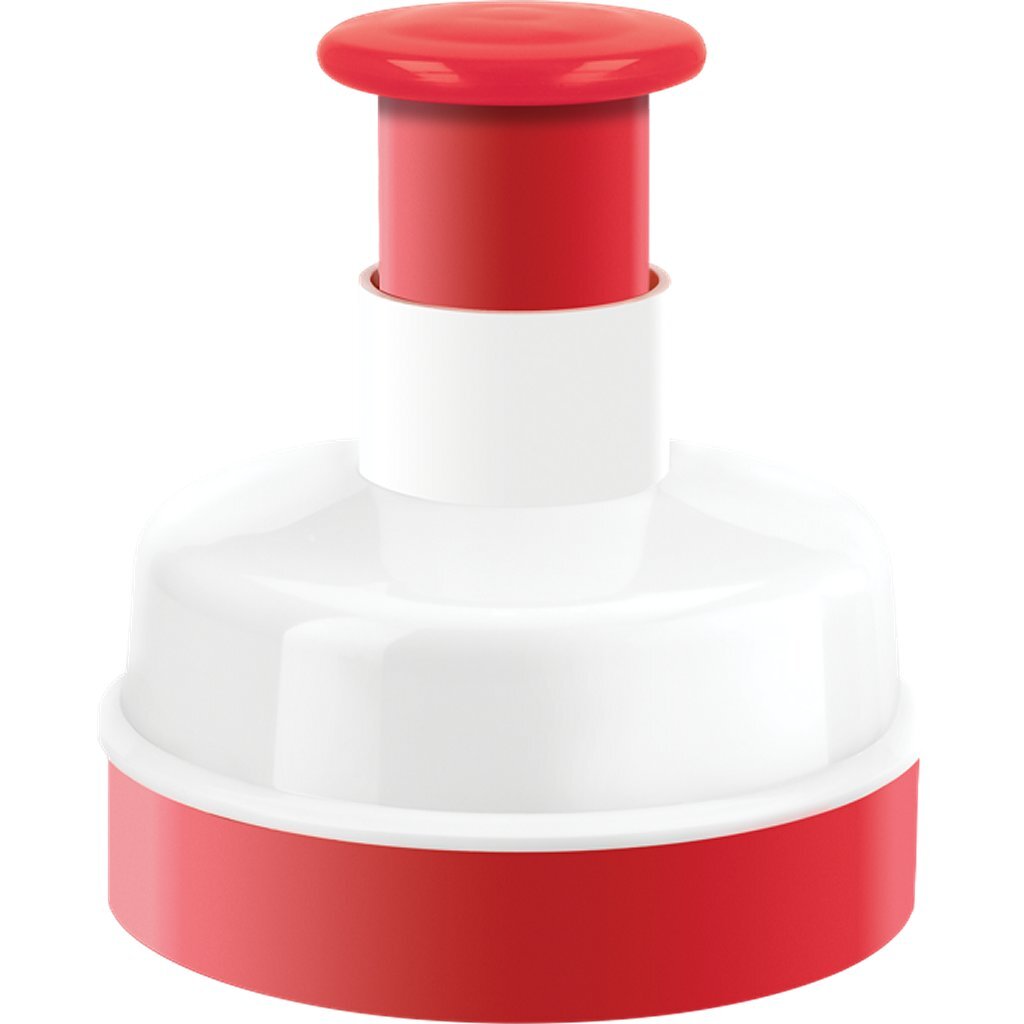 Metaltex kitchen helpers hamburgerpers 11 cm rood wit