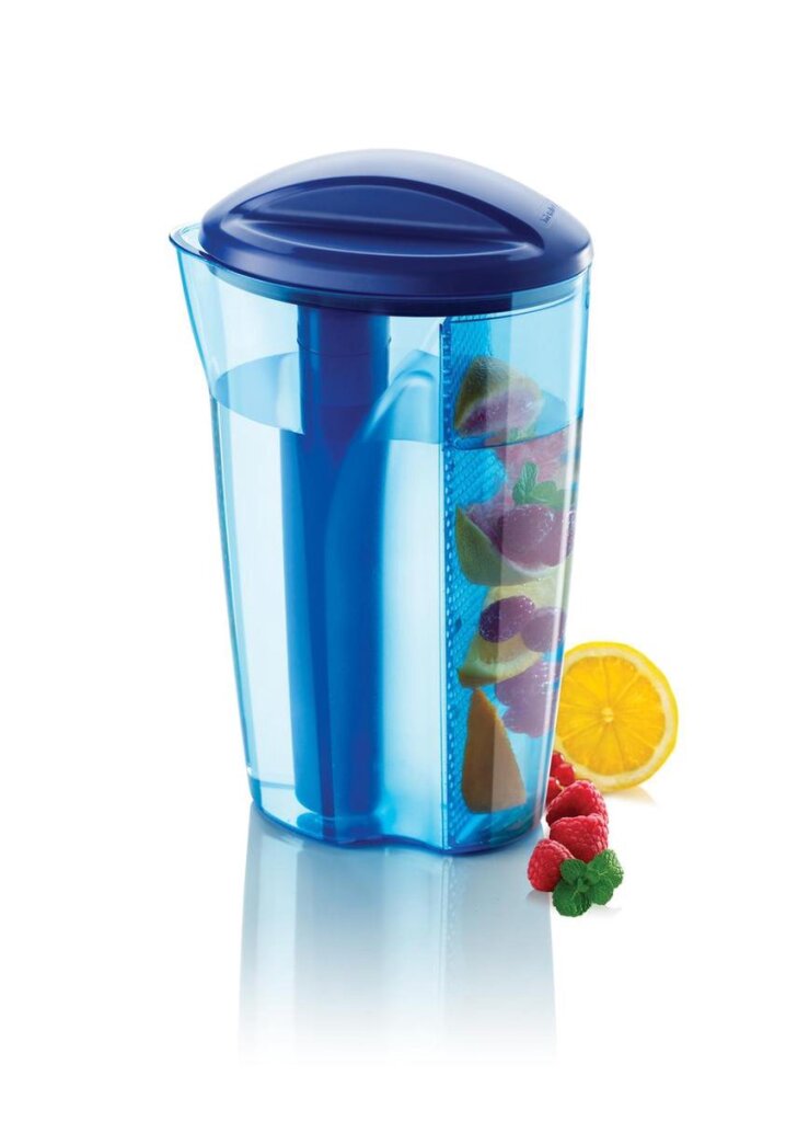 Metaltex tomado drankinfuser karaf blauw