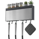 Metaltex kitchen helpers tango keukenrolhouder met snijhulp 38x6x17 cm rvs grijs