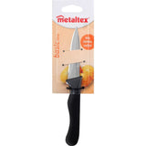 Metaltex basic line keukenmes 21.5 cm rvs zwart