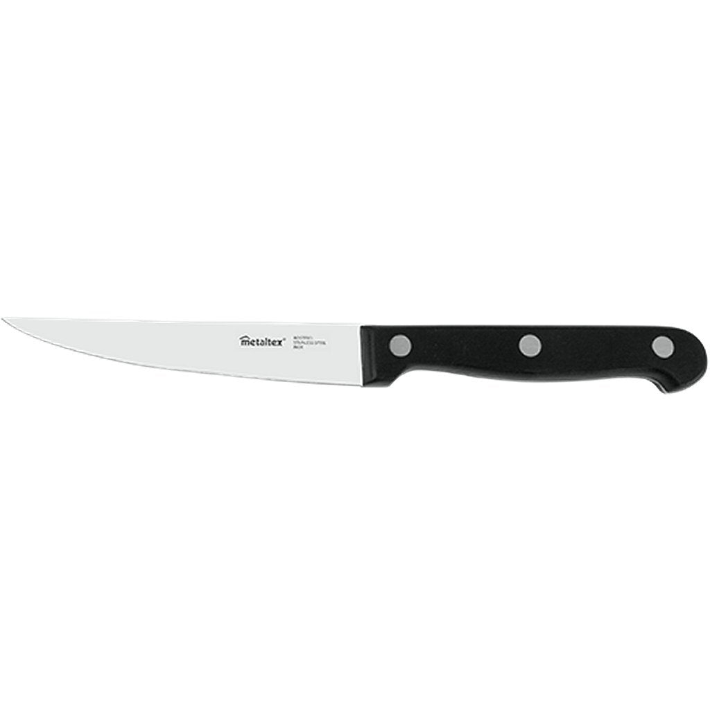 Metaltex professional steakmes 21 cm rvs zwart