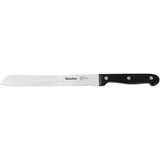 Metaltex professionele broedmes 32,5 cm zwart RVS