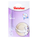 Metaltex bordenhouder 9-18 cm acryl transparant