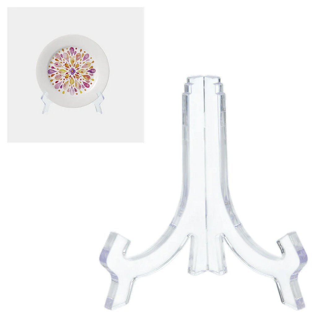 Metaltex bordenhouder 9-18 cm acryl transparant