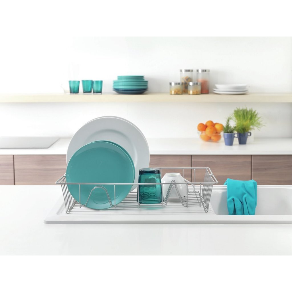 Metaltex colonia afdruiprek 48x30 cm zilver