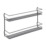 Metaltex pepito kruidenrek 2 etages 36x8x19 cm zwart