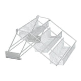 Metaltex up and down rekje 33x28x22 cm zilver