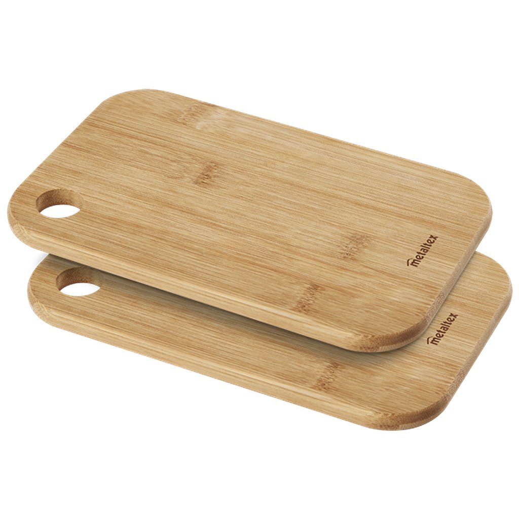 Metaltex bambooplanken 22x14x1 cm 2 stuks