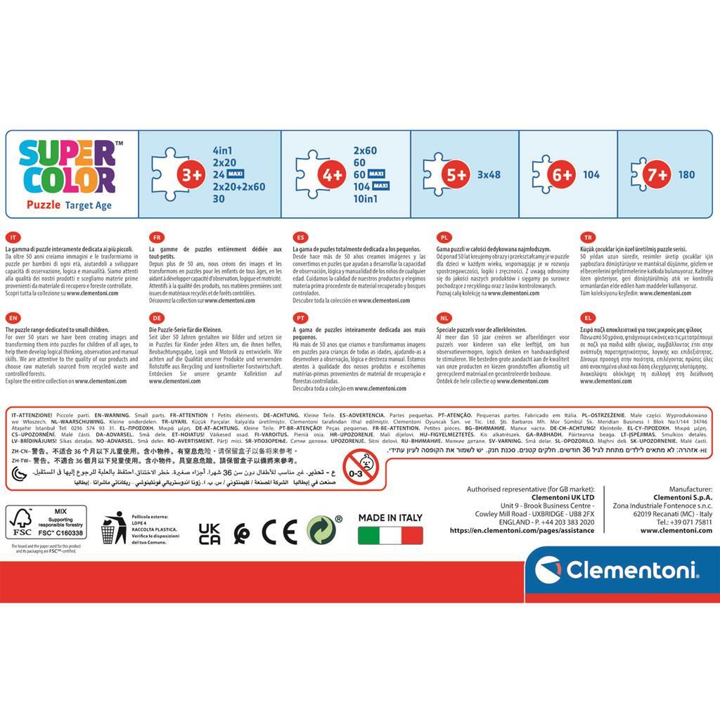 Clementoni spidey and his amazing friends puzzel 2 x 20 stukjes