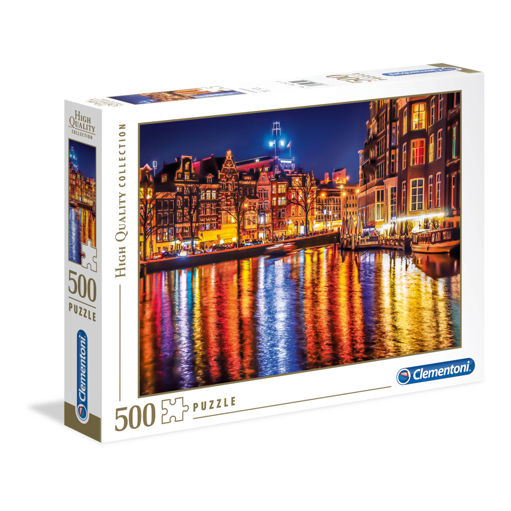 Clementoni high quality collection puzzel amsterdam 500 stukjes