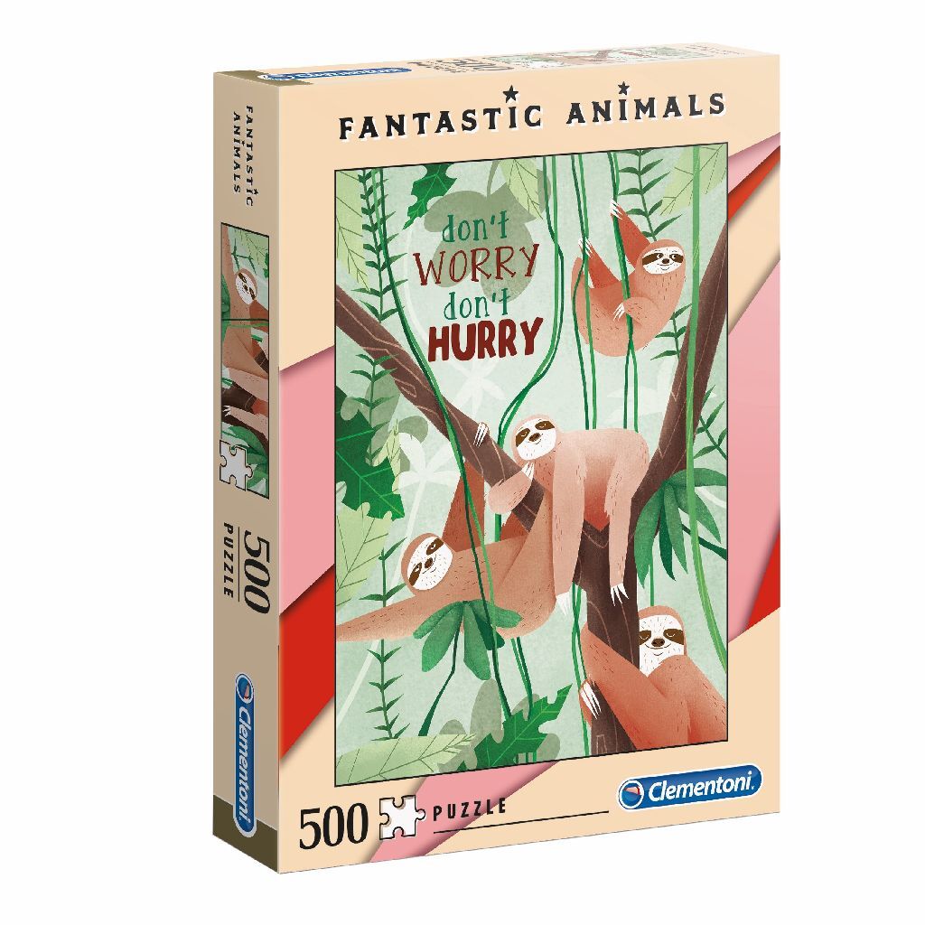 Clementoni fantastic animals puzzel 500 stukjes