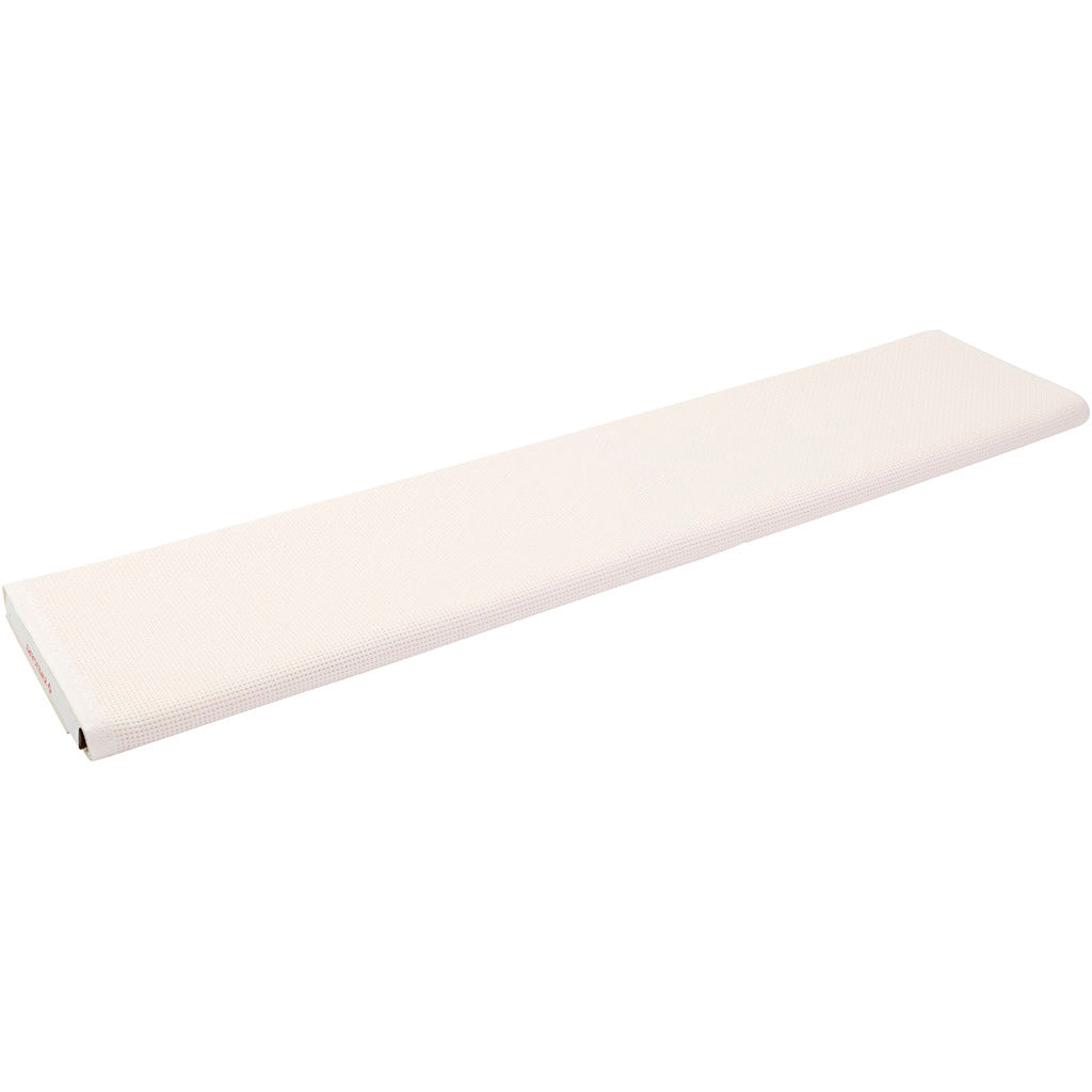 Creativ company aida, b: 60 cm, 24 vierkanten per 10 cm, wit, 3 m 1 doos
