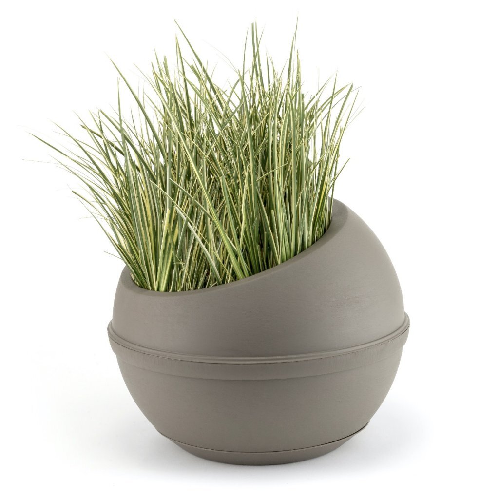 Bama sfera bloempot 23l 40.5x32 cm taupe