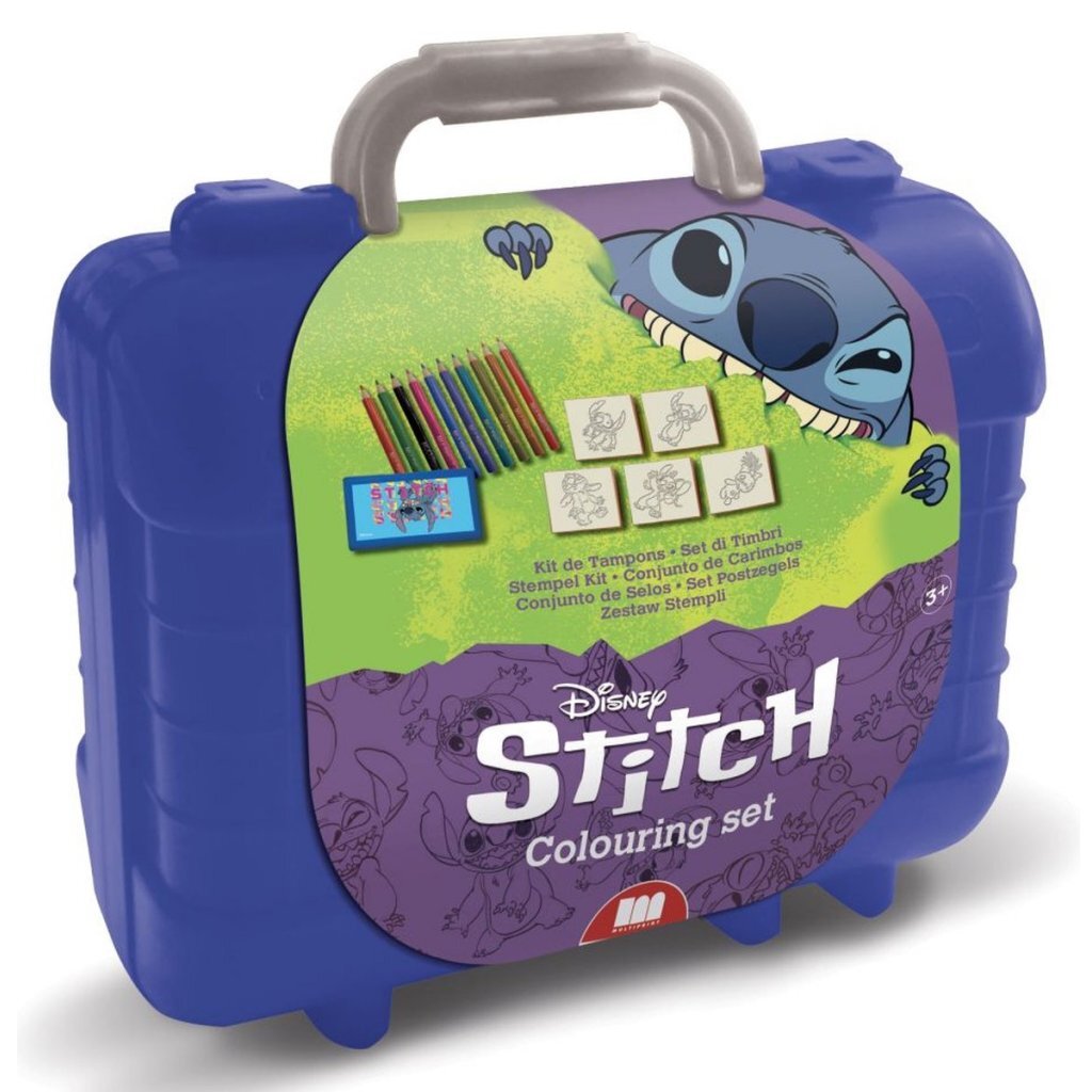 Multiprint stitch reis stempel- en kleurkoffer