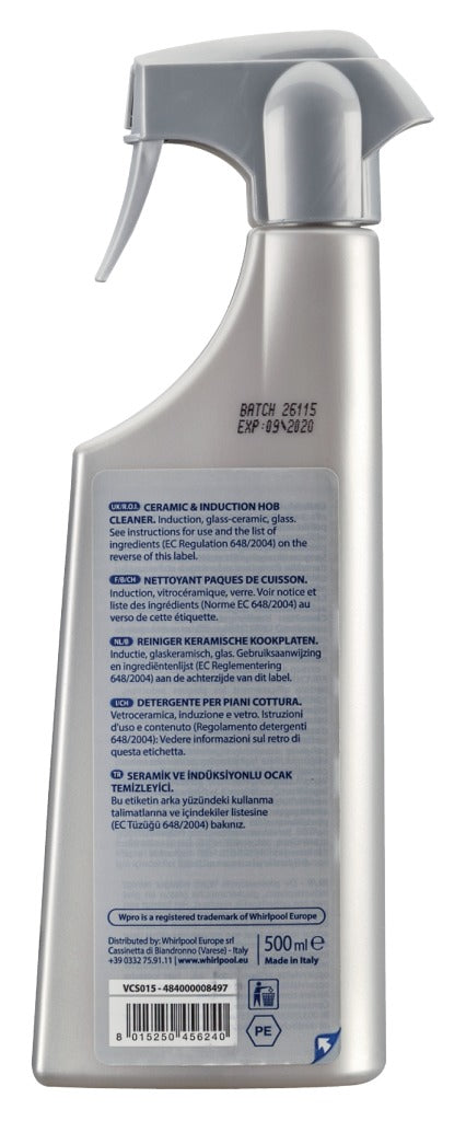 Wpro 484000008497 reinigingsspray kookplaat 500 ml