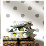 Noordwand behang urban friends coffee dots wit en grijs