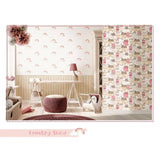 Noordwand behang mondo baby regenbogen wit en roze