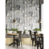 Noordwand Noordwand Behang Friends Coffee Cities and Skyline grijs en metallic