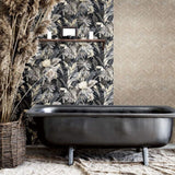Noordwand behang topchic herringbone bruin