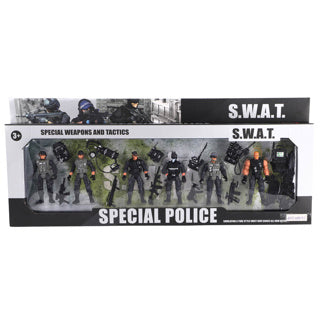 Politie figuren set 6 stuks