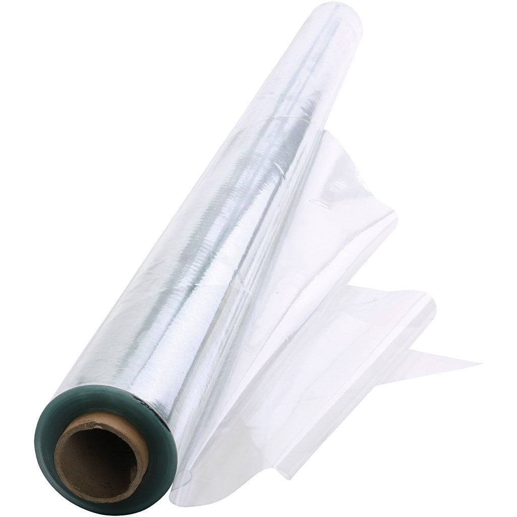 Wasdoek, b: 140 cm, dikte 0,14 mm, 185 gr, helder, 30 m 1 rol