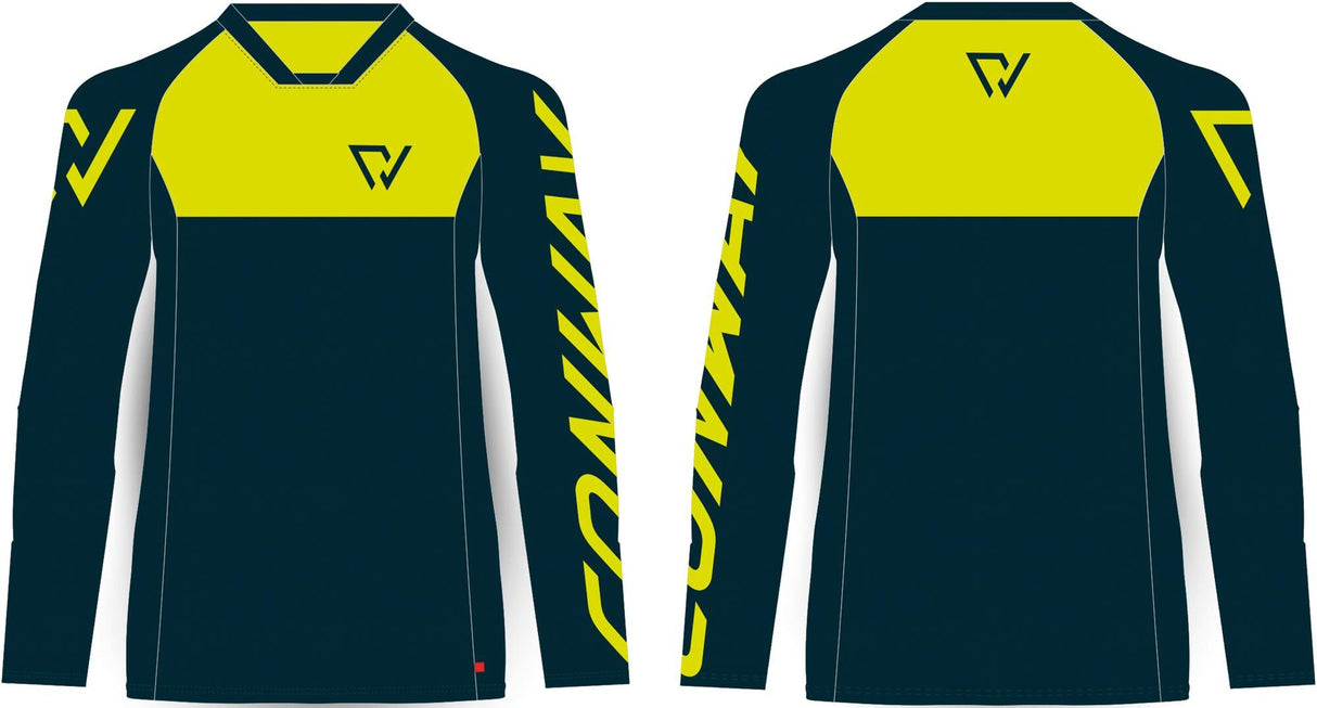 Conway shirt met lange mouwen freeride jersey ls freeride jersey ls xs dark blue acid